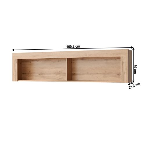 Fali polc 160, wotan tölgy, MORATIZ