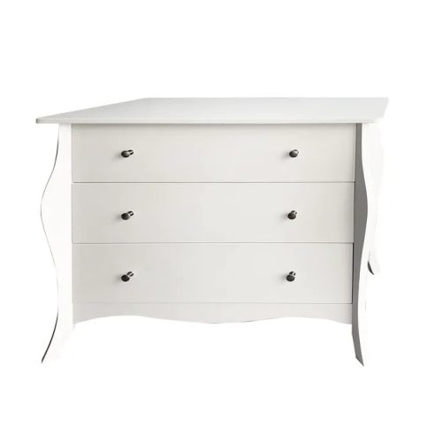 Komód, fehér, ELIANA