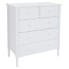Komód, fehér, TEANA