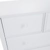 Komód, fehér, TEANA
