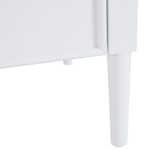 Komód, fehér, TEANA