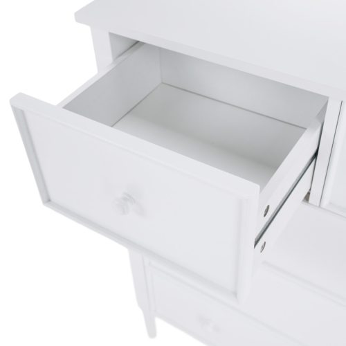 Komód, fehér, TEANA