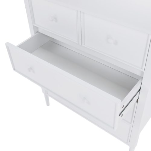 Komód, fehér, TEANA