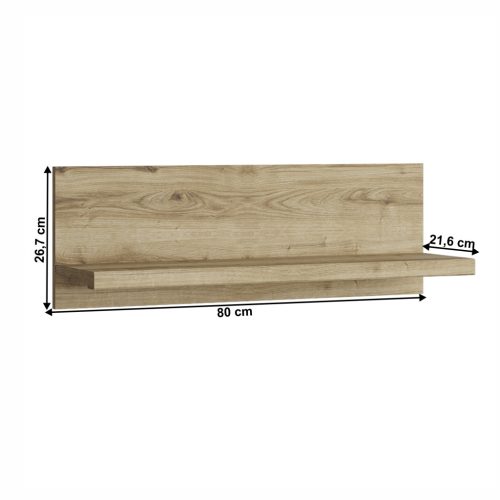 Polc 80, navarra tölgy, DORSI