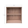 Alacsony nyitott polcos szekrény 80, sonoma tölgy, TOPTY TYP 28