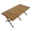 Kempingasztal, barna, ARTUR