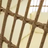 Rattan fotel, természetes/fekete/bézs, KARMEN