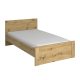 Ágy, 120x200, artisan tölgy, AIRON