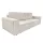 Kihúzható heverő, bézs, HARPERA BIG SOFA