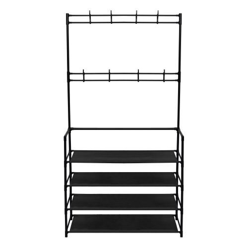 Fogas cipőtartóval, fekete, TARAS