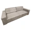 Kihúzható heverő, szürkésbézs Taupe, HARPERA BIG SOFA