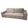 Kihúzható heverő, szürkésbézs Taupe, HARPERA BIG SOFA