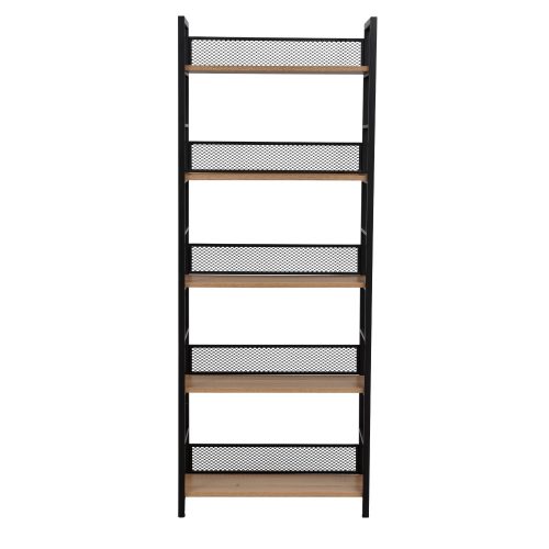 Polcállvány, fekete/tölgy, KELER TYP 2