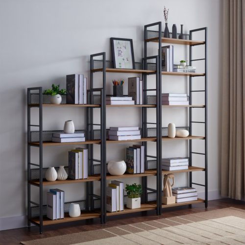 Polcállvány, fekete/tölgy, KELER TYP 3