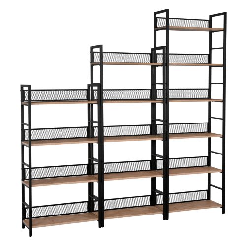 Polcállvány, fekete/tölgy, KELER TYP 3