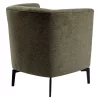 Design fotel, zöld/fekete, KAPY