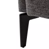 Design fotel, szürke/fekete, KAPY