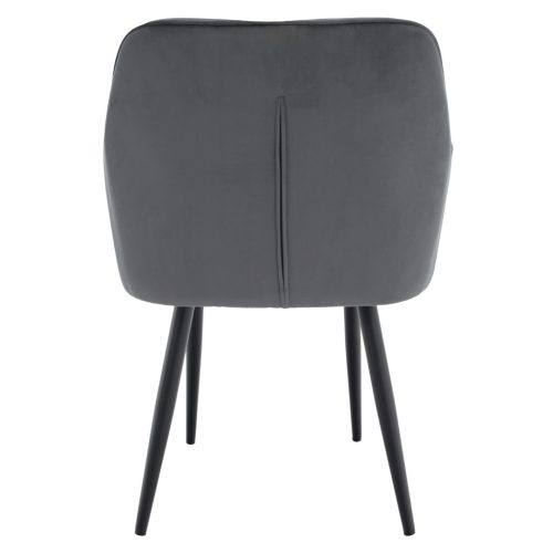 Design fotel, szürke Velvet szövet, VERIO