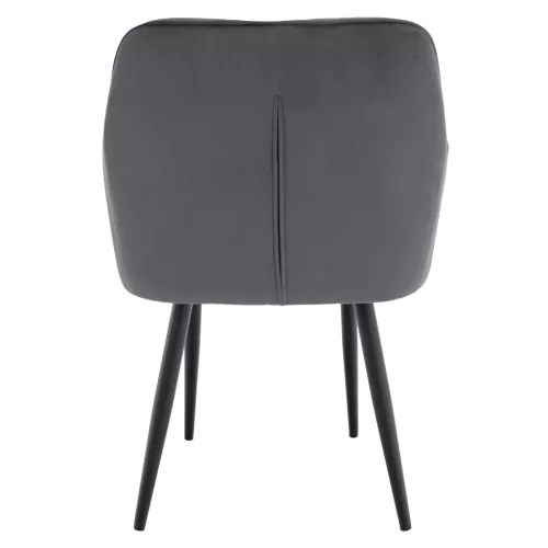 Design fotel, szürke Velvet szövet, VERIO