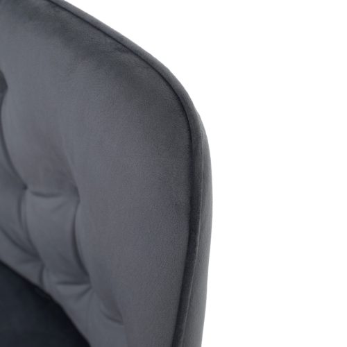 Design fotel, szürke Velvet szövet, VERIO