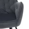 Design fotel, szürke Velvet szövet, VERIO