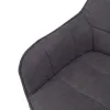 Design fotel, szürke/fekete, MARKEN