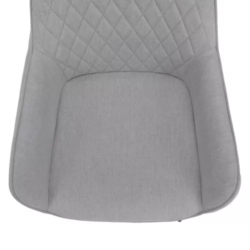 Design fotel, világosszürke/fekete, OSKOR