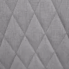 Design fotel, világosszürke/fekete, OSKOR