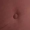 Füles fotel, vén rózsaszín/dió, RUFINO 3 NEW