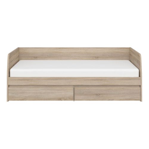 Ágy 2S, 90x200, sonoma tölgy, NORTY TYP 28