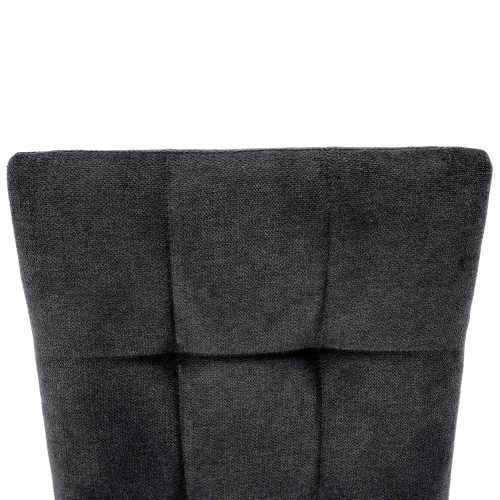 Szék, sötétszürke szövet/fém, ADORA 2 NEW