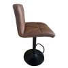 Bárszék, ekobőr barna/fekete, SELEST