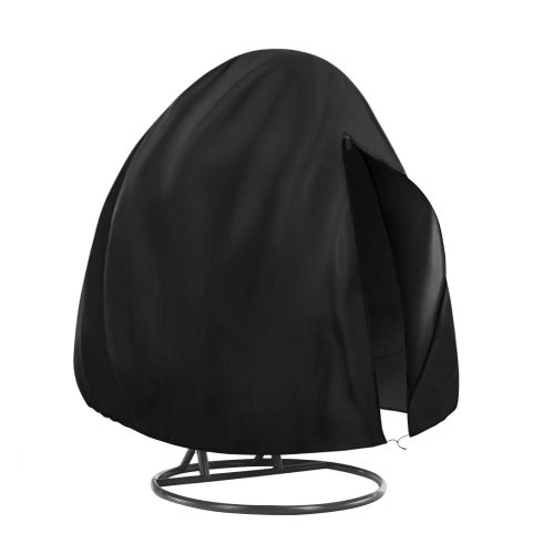 Védőhuzat kétszemélyes függő fotelhez, fekete, KRYTO TYP 2