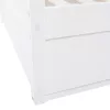 Montessori ágy, 90x200, fehér, tömör, BIANKA