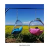 Függő fotel, átlátszó/arany/rózsaszín, BUBBLE NEW TYP 1