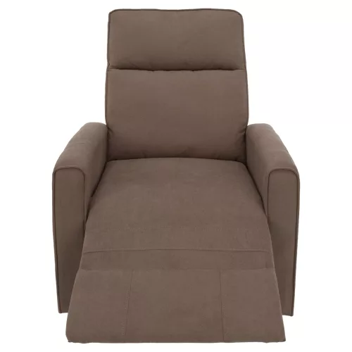 Relax forgószék fotel, szürkésbarna taupe, MEKENZI