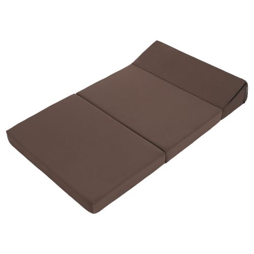 Összecsukható matrac/fotel, 2v1, barna Taupe, VEDIS