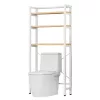 Polcállvány WC fölé, tölgy natural/fehér, BALRAM
