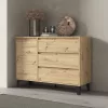 Komód, artisan tölgy, BOGAN 1D3S