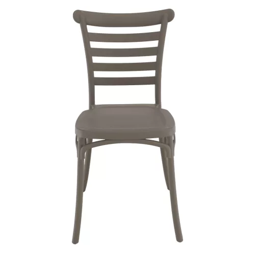 Rakásolható szék, szürkésbarna taupe, SAVITO