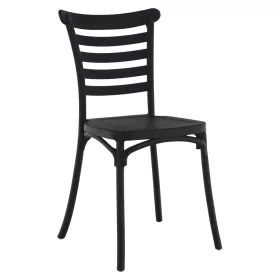 Rakásolható szék, fekete, SAVITO