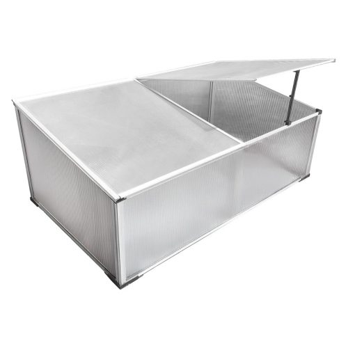 Kerti üvegház/melegágy, polikarbonát, 100x60x30 cm, LENSAR