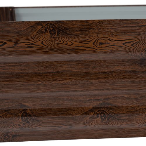 Magasított virágágy, barna, acél, NONKY TYP 6