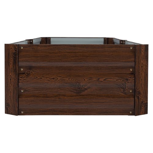 Magasított virágágy, barna, acél, NONKY TYP 6