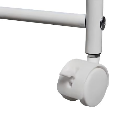 Mozgatható polcállvány, fehér, SUFIK