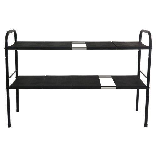 Állítható polcállvány, fekete, SOMER