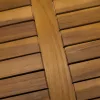 Kerti tároló doboz/pad, fekete/természetes/krémszínű, BEMUS