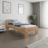 Ágy, 90x200, artisan tölgy, BASIS
