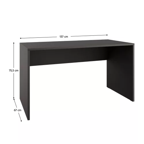 PC asztal, antracit, ADAPO ADP03