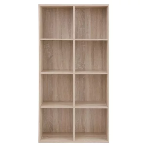 Polcos szekrény, természetes tölgy, SANDE